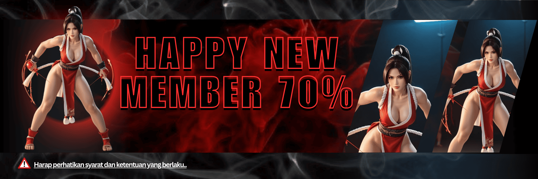 Bonus New Member 70%